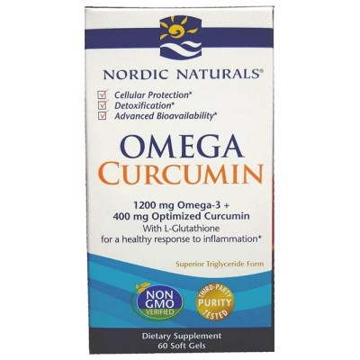Nordic Naturals - Omega Curcumin, 1200mg - 60 softgels