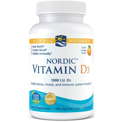 Nordic Naturals - Nordic Vitamin D3, 1000 IU - 120 softgels
