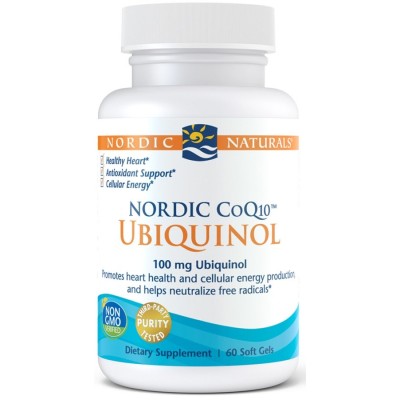 Nordic Naturals - Nordic CoQ10 Ubiquinol, 100mg - 60 softgels
