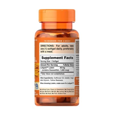 Puritan's Pride - Lutein 40 mg with Zeaxanthin