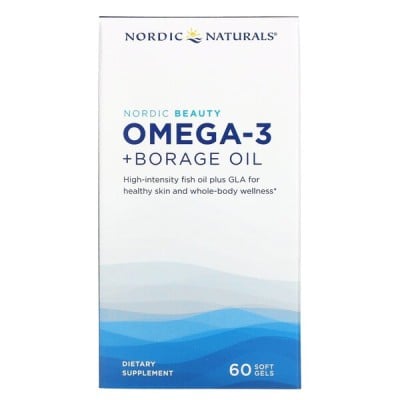 Nordic Naturals - Nordic Beauty Omega-3 + Borage Oil - 60