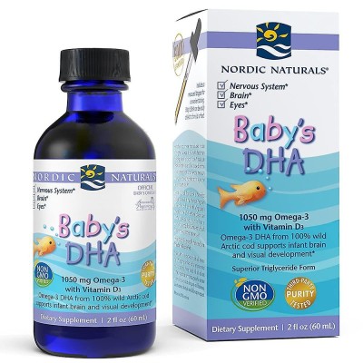 Nordic Naturals - Baby's DHA, 1050mg with Vitamin D3 - 60 ml.