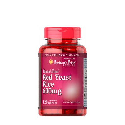 Puritan's Pride - Red Yeast Rice 600 mg