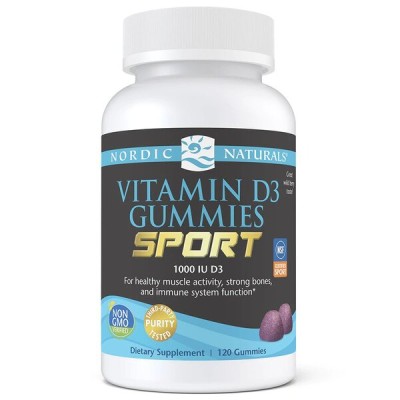 Nordic Naturals - Vitamin D3 Gummies Sport, Wild Berry - 120