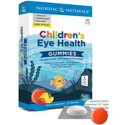 Nordic Naturals - Children’s Eye Health, Strawberry Lemonade -