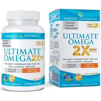 Nordic Naturals - Ultimate Omega 2X Mini with Vitamin D3