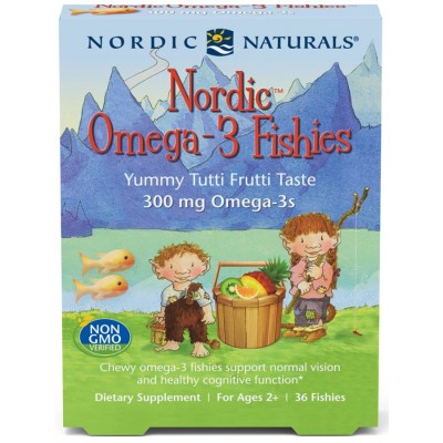 Nordic Naturals - Nordic Omega-3 Fishies, 300mg Yummy Tutti