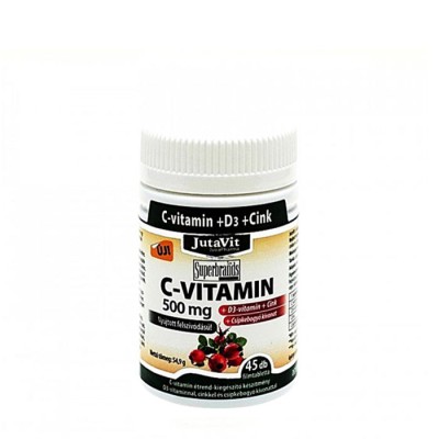 JutaVit - Vitamin C 500 mg + D3 + Zinc tablet