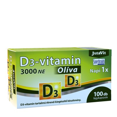 JutaVit - Vitamin D3 3000 IU (Olive)