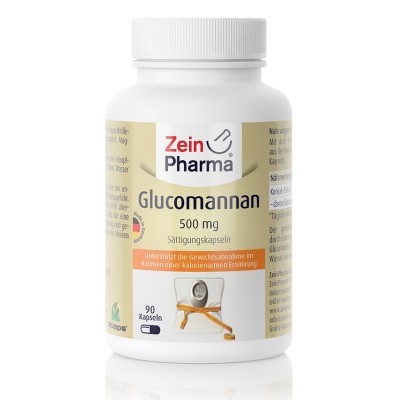 Zein Pharma - Glucomannan, 500mg - 90 caps
