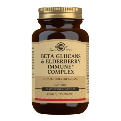 Solgar - Beta Glucans & Elderberry Immune Complex - 60 vcaps