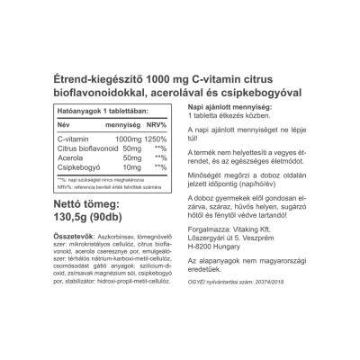 Vitaking - Vitamin C 1000 mg with 50 mg Citrus Bioflavonoids