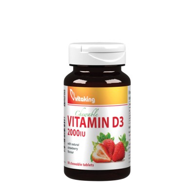 Vitaking - Vitamin D3 2000 IU Chewable