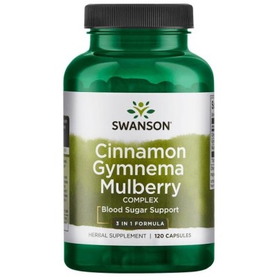 Swanson - Cinnamon Gymnema Mulberry Complex - 120 caps