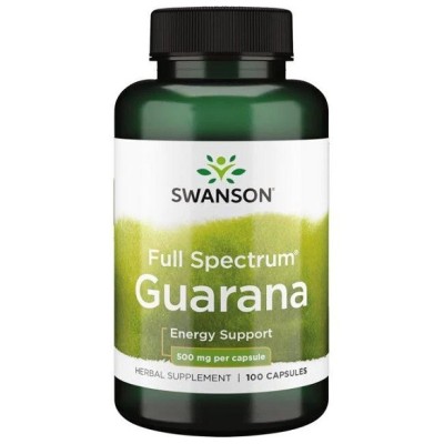 Swanson - Guarana, 500mg - 100 caps