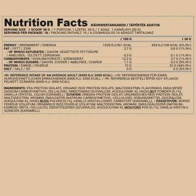 Nutriversum - Pea & Rice Vegan Protein - VEGAN