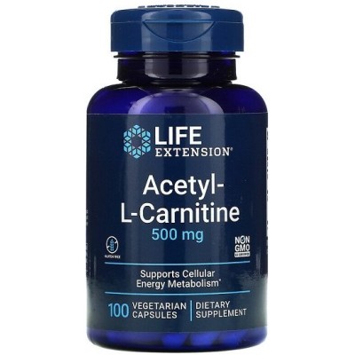Life Extension - Acetyl-L-Carnitine, 500mg - 100 vcaps