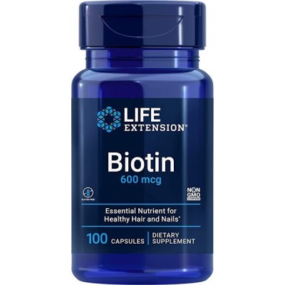 Life Extension - Biotin, 600mcg - 100 caps