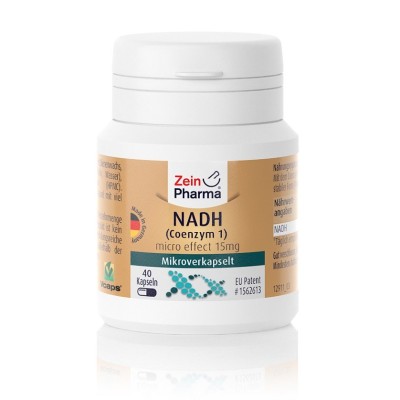 Zein Pharma - NADH (Coenzyme 1), 15mg - 40 caps