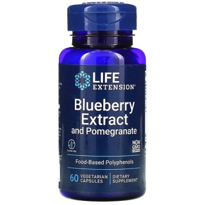 Life Extension - Blueberry Extract with Pomegranate - 60 vcaps