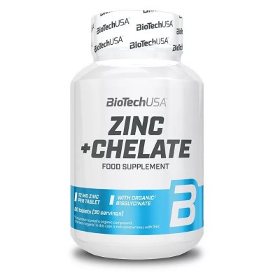 BioTech USA - Zinc + Chelate - 60 tablets