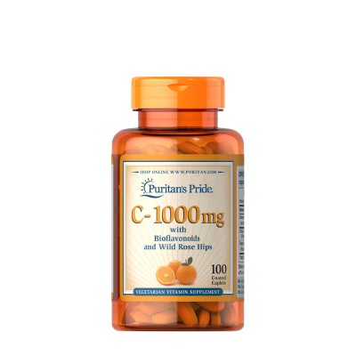 Puritan's Pride - Vitamin C-1000 mg with Bioflavonoids & Rose