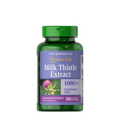 Puritan's Pride - Milk Thistle 4:1 Extract 1000 mg (Silymarin)