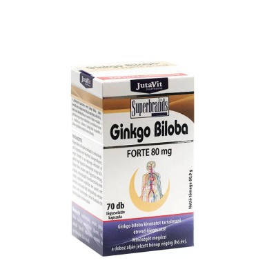 JutaVit - Ginkgo Biloba Forte 80 mg softgel - 70 Softgels