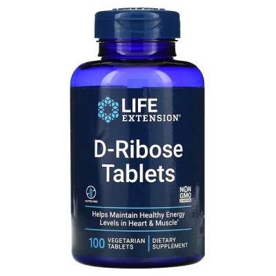 Life Extension - D-Ribose Tablets - 100 vegetarian tabs