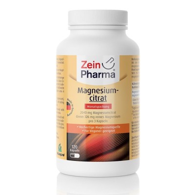 Zein Pharma - Magnesium Citrate, 680mg - 120 caps