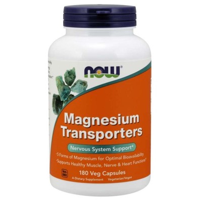 NOW Foods - Magnesium Transporters - 180 vcaps