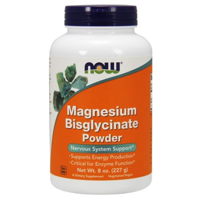 NOW Foods - Magnesium Bisglycinate Powder - 227 grams