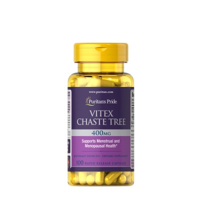 Puritan's Pride - Vitex Chaste Tree 400 mg - 100 Capsules
