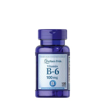 Puritan's Pride - Vitamin B-6 100 mg - 100 Tablets