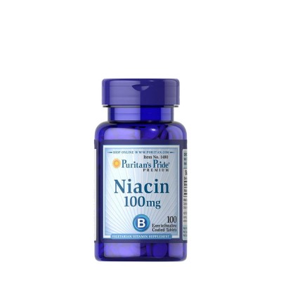 Puritan's Pride - Niacin 100 mg - 100 Tablets