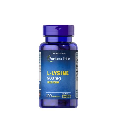 Puritan's Pride - L-Lysine 500mg - 100 Caplets