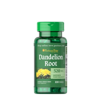 Puritan's Pride - Dandelion Root 520 mg - 100 Capsules