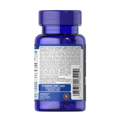 Puritan's Pride - DHEA 25 mg - 100 Tablets