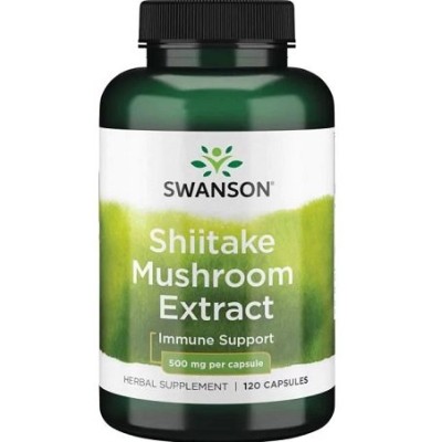 Swanson - Shiitake Mushroom Extract, 500mg - 120 caps