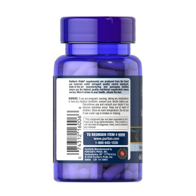 Puritan's Pride - Alpha Lipoic Acid 100 mg - 60 Capsules