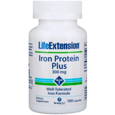 Life Extension - Iron Protein Plus, 300mg - 100 caps