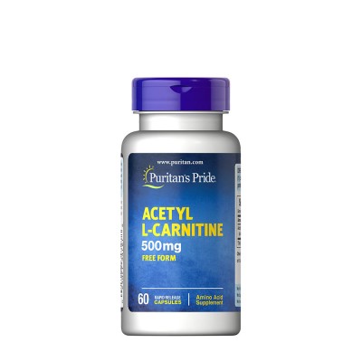 Puritan's Pride - Acetyl L-Carnitine 500 mg - 60 Capsules