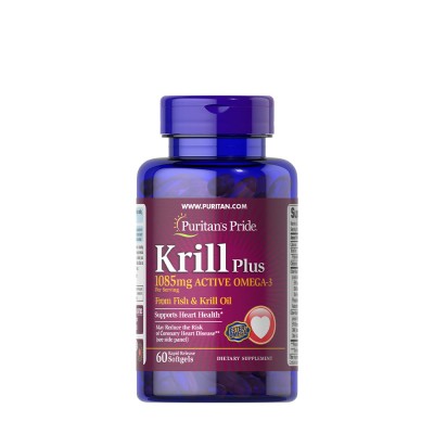 Puritan's Pride - Krill Oil Plus High Omega-3 Concentrate 1085