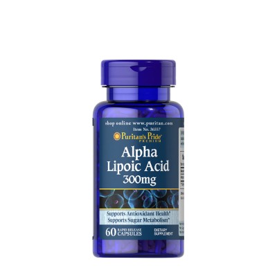 Puritan's Pride - Alpha Lipoic Acid 300 mg - 60 Capsules