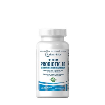 Puritan's Pride - Premium Probiotic 10 - 60 Capsules