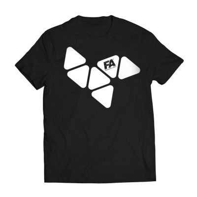 FA - Fitness Authority - T-shirt - Black/White - L