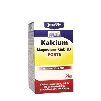 JutaVit - Calcium + Magnesium + Zinc + D3 Forte tablet - 90