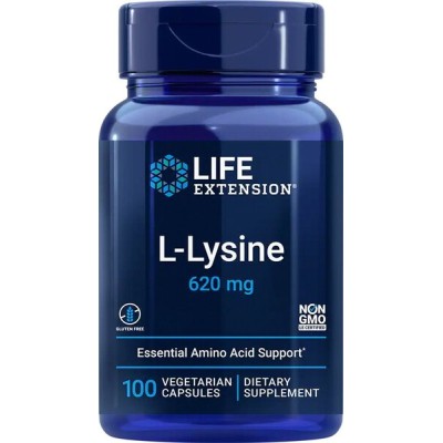 Life Extension - L-Lysine, 620mg - 100 vcaps