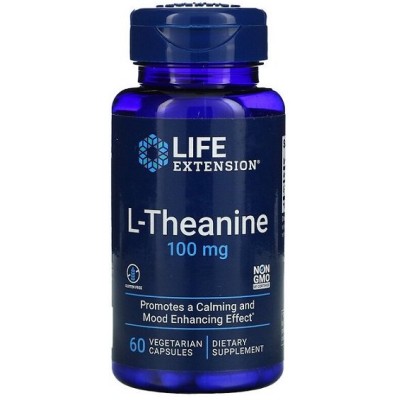Life Extension - L-Theanine, 100mg - 60 vcaps