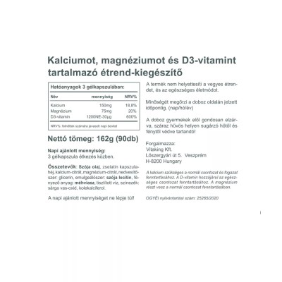 Vitaking - CalMag Citrate +Vitamin D3 - 90 Softgels